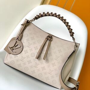 Louis Vuitton Cream and Tan Women's Bag